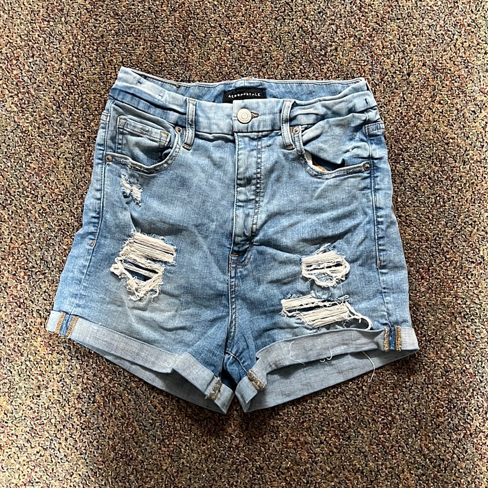 Light blue shorts